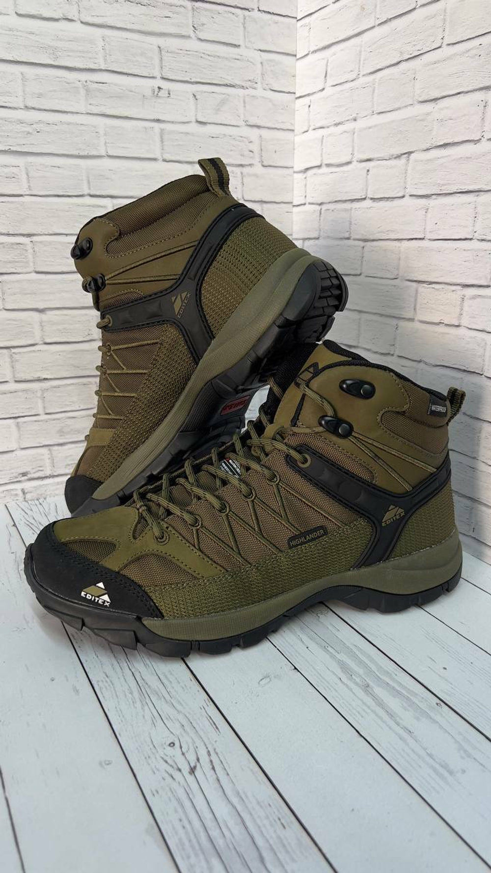 Ботинки Editex Highlander олива