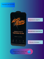 Защитное стекло для iPhone 12/12 Pro с рамкой "Antistatic"