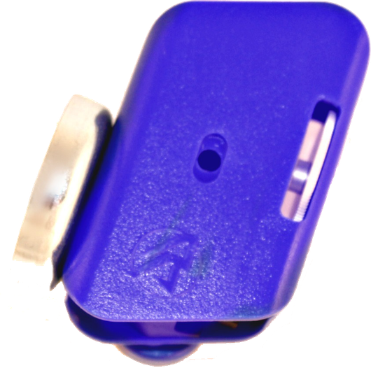 Пластиковый спортивный подсумок Racer Master Pouch с магнитом , синий