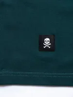 Футболка Hardlunch с карманом темно-зеленая