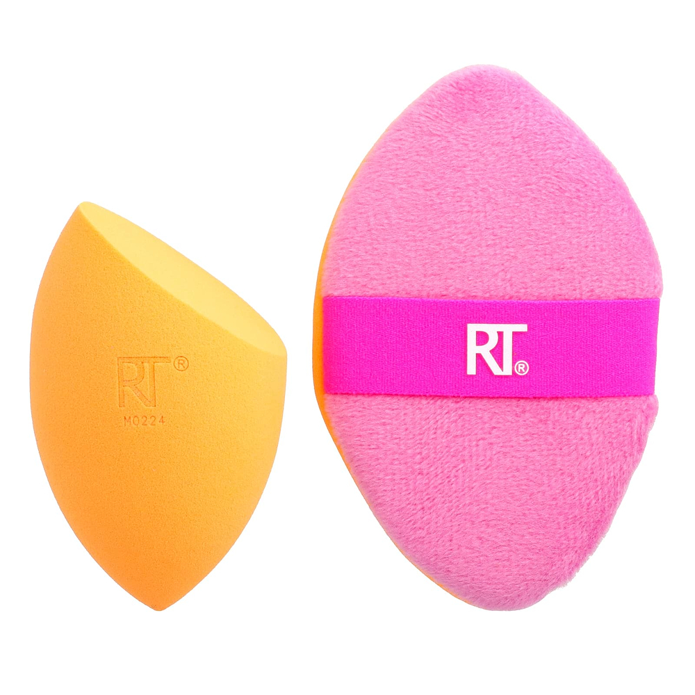 Real Techniques, Miracle 2-в-1 пудра и спонж для лица Miracle Complexion Sponge®, набор из 2 предметов