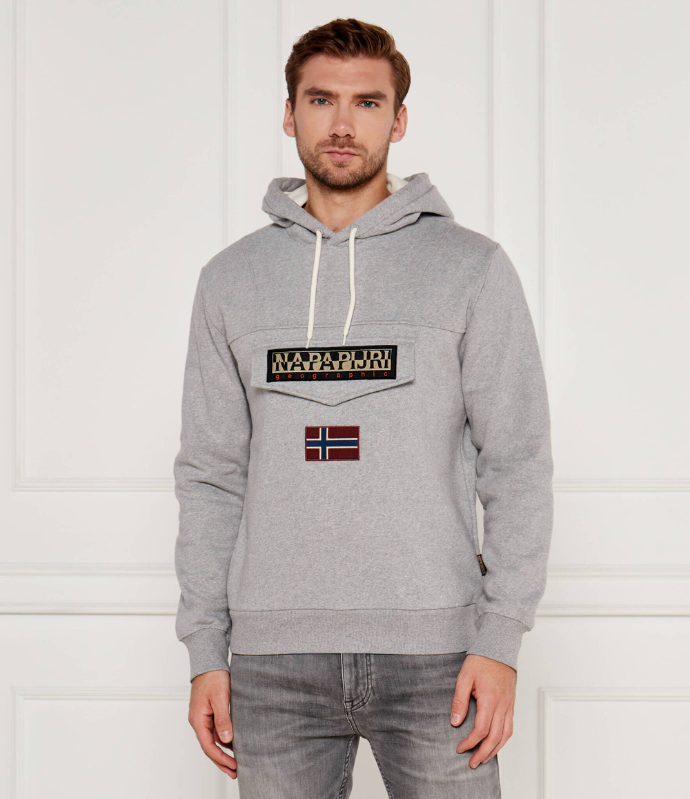 Худи Burgee Napapijri - серый(NP0A4I9B)