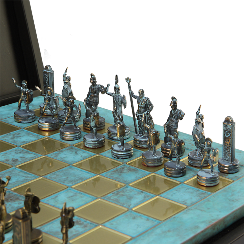 Manopoulos Шахматы оригинальные сувенирные "Троянская война"