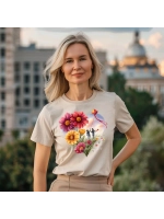 Термонаклейка на одежду, термопринт Сердце Семья