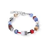 Браслет Coeur de Lion Blue-Red 4905/30-0703 цвет красный, синий