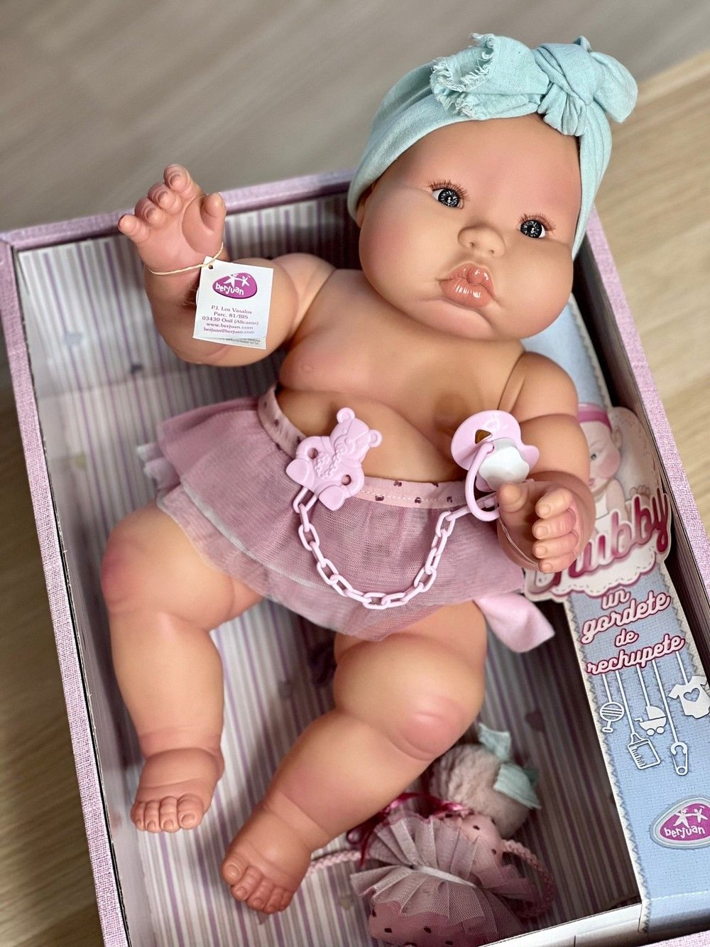 Кукла BERJUAN виниловая 50см Chubby Baby (20001)