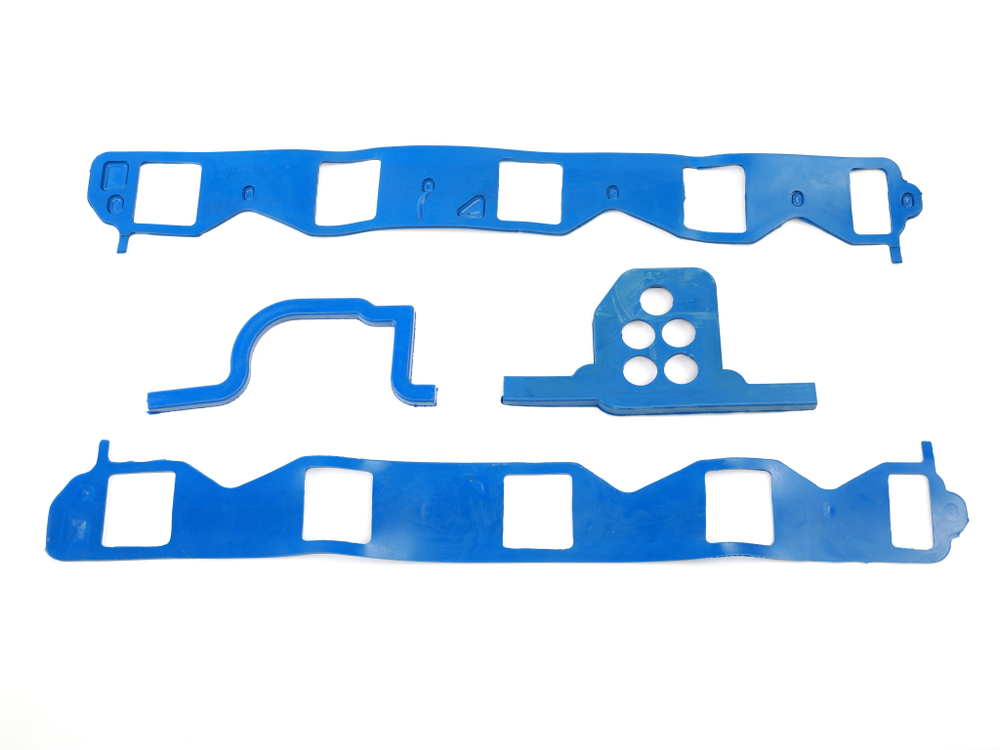 Комплект прокладок под впускной коллектор (плита) 53/3307/ПАЗ синий МБС Балаково (13-1008079/80/81)