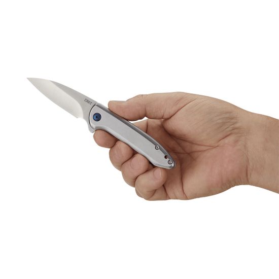 Складной нож CRKT 5385 DELINEATION c клинком из стали 8Cr13MoV, рукоять Stainless Steel