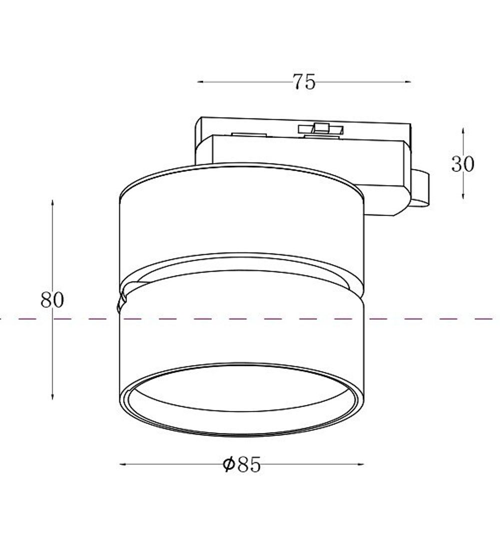 Накладной светильник Maytoni ONDA TR007-1-12W4K-W