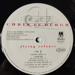Винтажная виниловая пластинка LP Chris de Burgh Flying Colours (Germany 1988) Leather On My Shoes