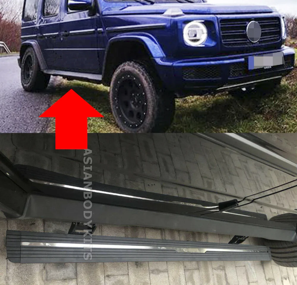 Электроприводные подножки для Mercedes-Benz G-Class W463A/W464 2018+ Мерседес Гелик гелентваген