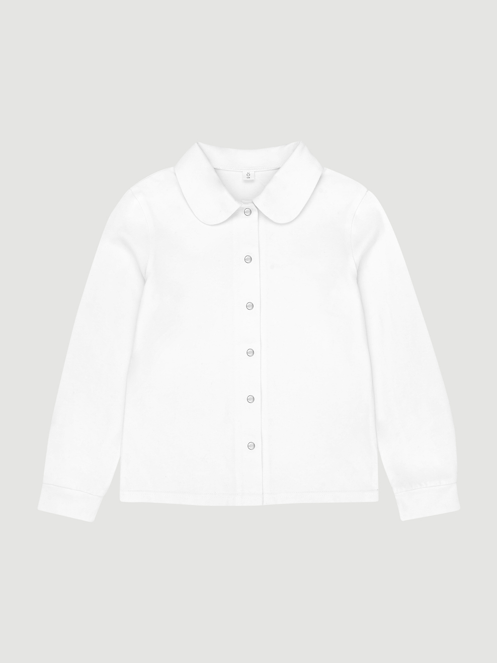 ПРЕДЗАКАЗ Рубашка с круглым воротником Mjölk Белый