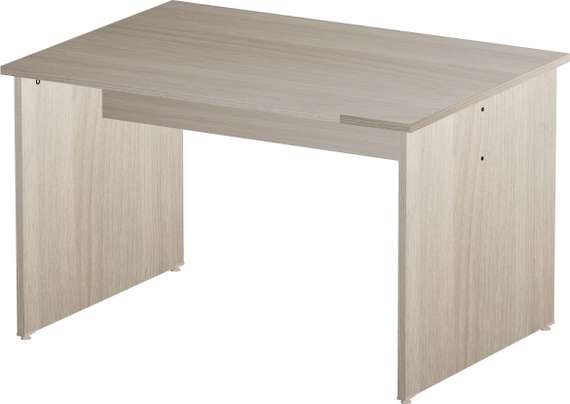 Стол руководителя приставной Стандарт Про ясень шимо светлый