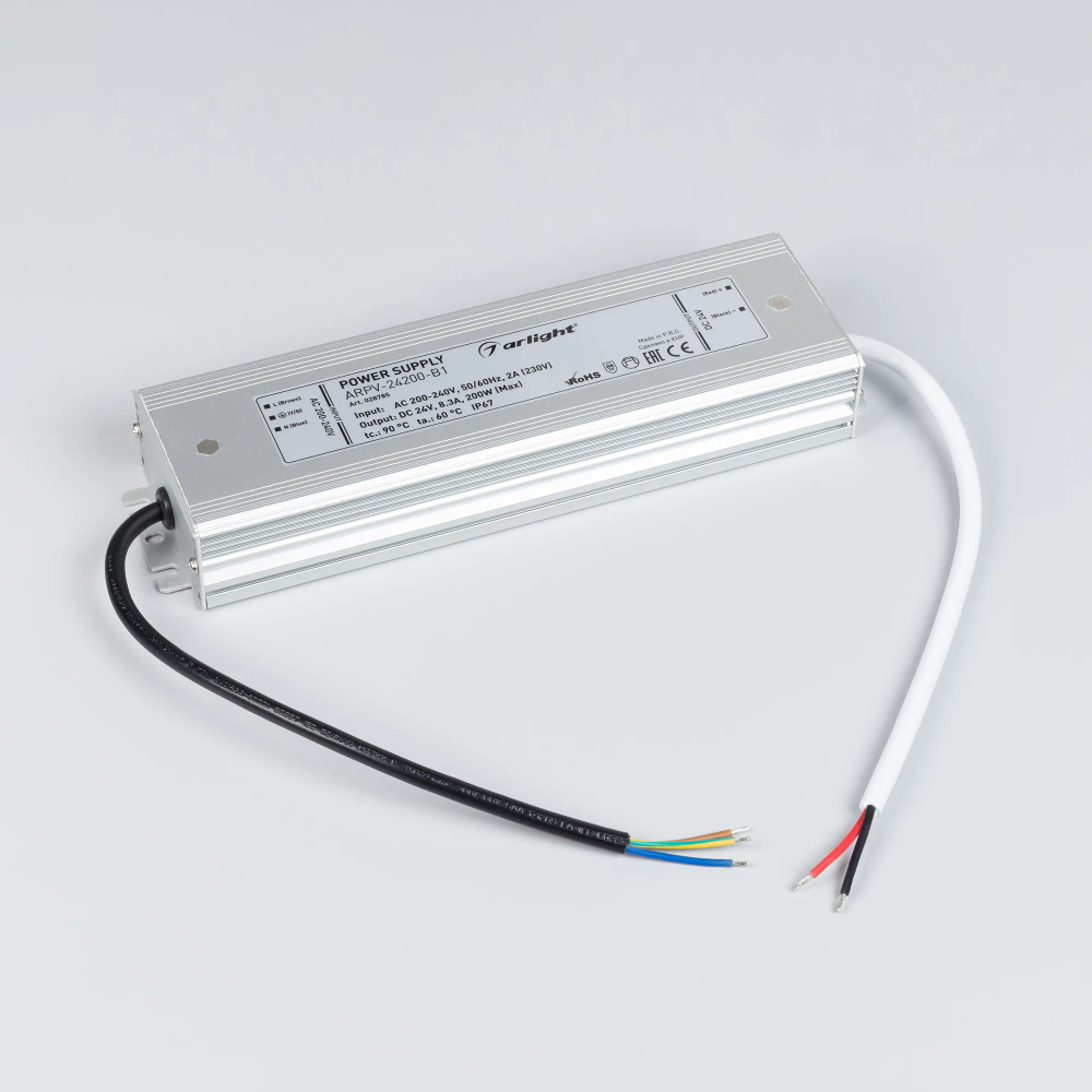 Блок питания ARPV-24200-B1 (24V, 8,3A, 200W) (Arlight, IP67 Металл, 3 года) 028785