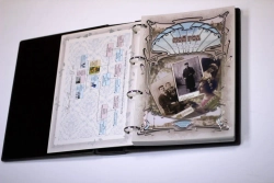 Семейный альбом родословная книга "Лазурит", искусственная кожа