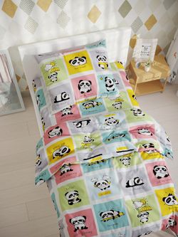 Простыня бязь Сказка "Панда" 150х205 см 1,5-спальная