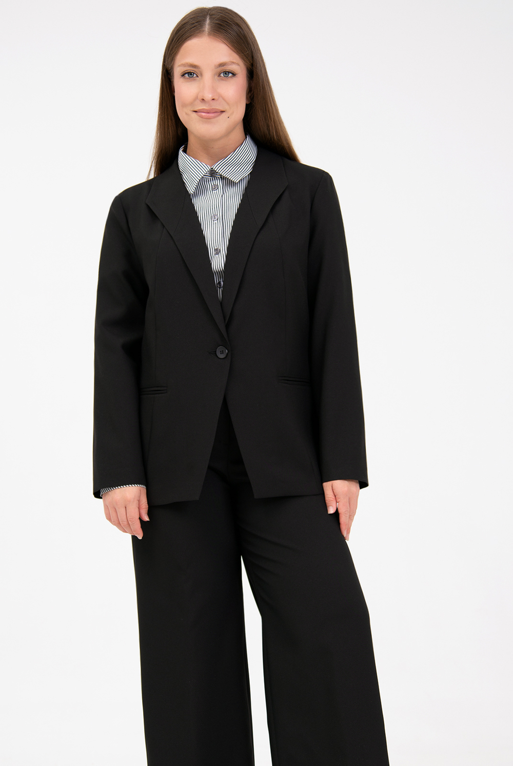 Жакет женский 3288АПА, черный #513Ч043288АПА