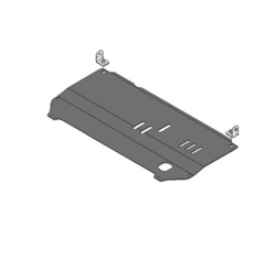 Защита картера и КПП (сталь 2 мм) для Citroen C3 I 2002-2008 (V - все), Citroen C2 2003-2009 (V - все) Alfeco.ALF0401st
