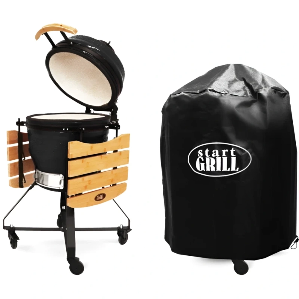 Start Grill SG 18 PRO керамический гриль 45 см / 18 дюймов (черный) SG18PROB