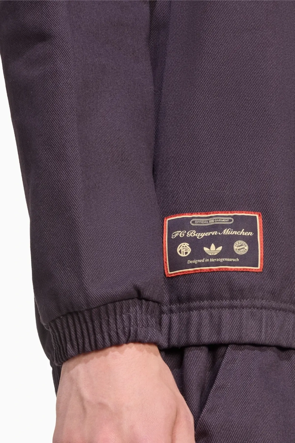 Кофта adidas FC Bayern 25/26 Terrace Icons Drill - фиолетовый