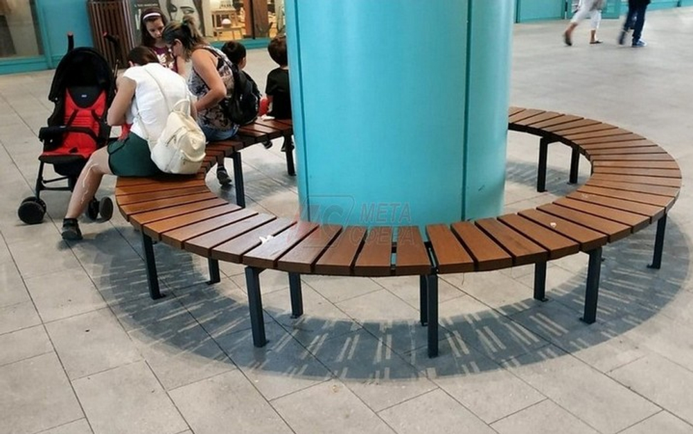 Лавка Блок радиусная