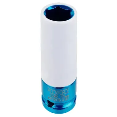 Головка ударная глубокая для литых дисков с защитным кожухом 17мм, 1/2'' RockFORCE RF-4457917C