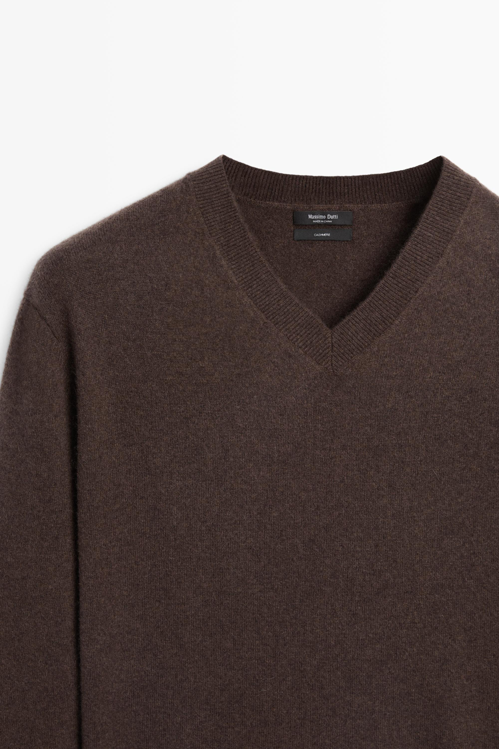Massimo Dutti Свитер из 100% кашемира, табачный