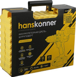 Дрель-шуруповерт аккумуляторная HANSKONNER HCD1865BLC HCD1865BLС