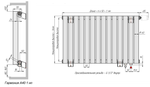 Радиатор стальной КЗТО Гармония А40 1-500-22 НП прав RAL 9016