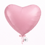 G Шар 36'' / 91 см сердце матовый розовый (БГ-150)