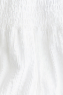 H&M Длинная юбка в складку, белый