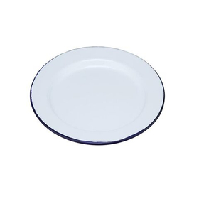 Тарелка эмалированная d=20 см, "Blue Rim"  P.L.