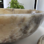 Раковина из оникса Bowl Grey Small TinLip BO-71033 40*40*15