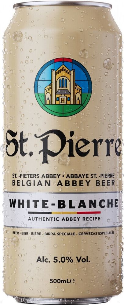Пиво Сент Пьерр Бланш / St. Pierre Blanche 0.5 - банка