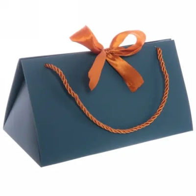 Пакет подарочный «Бант» 12.5*22*11.5 см, микс