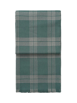 Плед 130х200 Elvang Check Light Grey/Camelgreen / Light Green