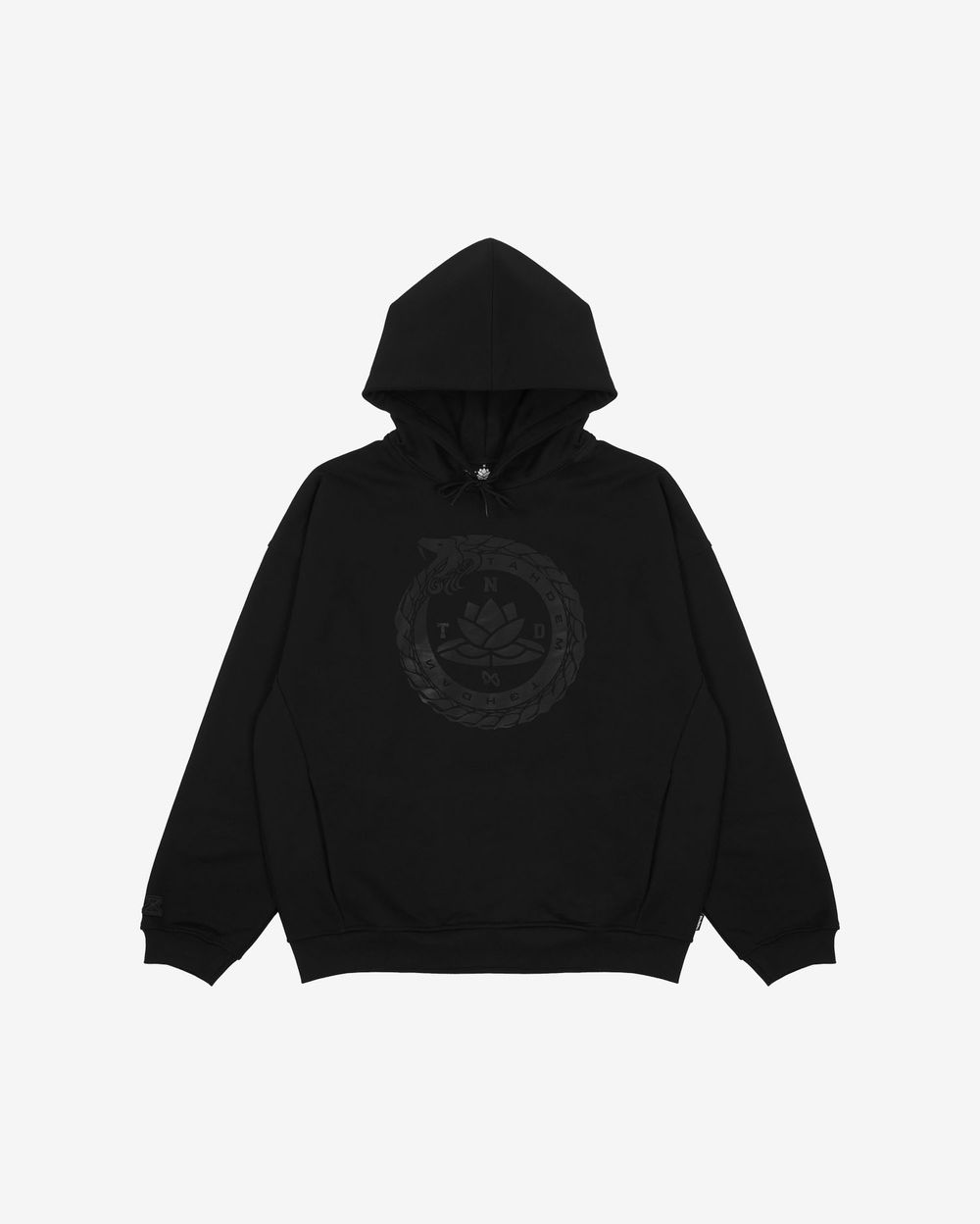 Худи Тандем Тэндай Black Lotus черный