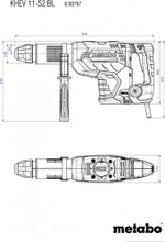 Перфоратор METABO KHEV 11-52 BL бесщеточный 600767500