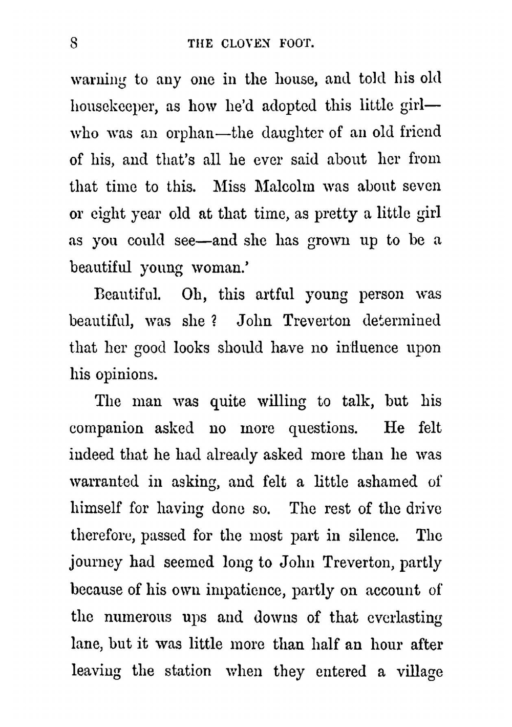 The cloven foot: a novel. Volume 1 | M. E. Braddon