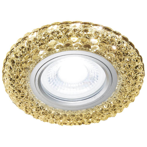 Встраиваемый точечный светильник со светодиодной лентой S291 CH/WR  хром/прозрачный MR16+3W(LED WARM 3000K)