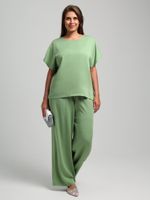 Блузка Летний драйв-4 Виотекс ЗЕЛЁНЫЙ