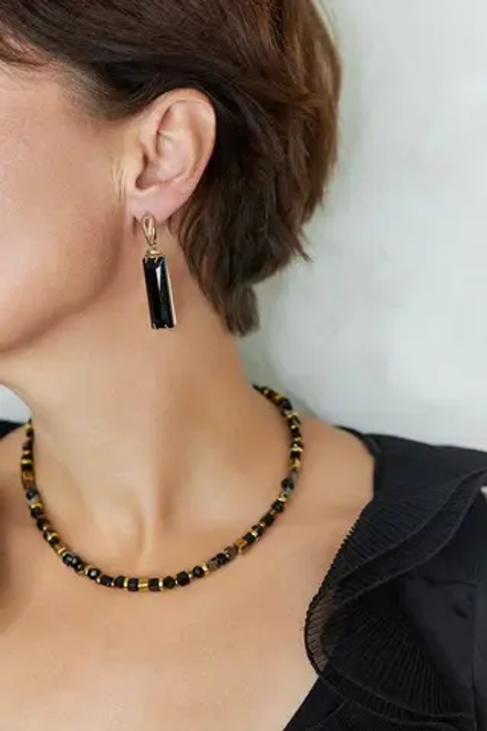 HMG 1313 Black Серьги арт.0890