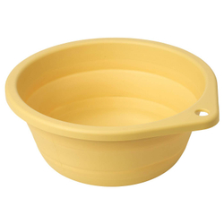 IKEA PEPPRIG  (ИКЕА ПЕППРИГ)  -  Миска для мытья, складная/желтая, 27 см
