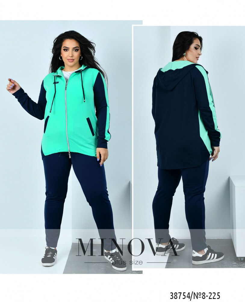 Костюм 8-225-ментол-синий Minova