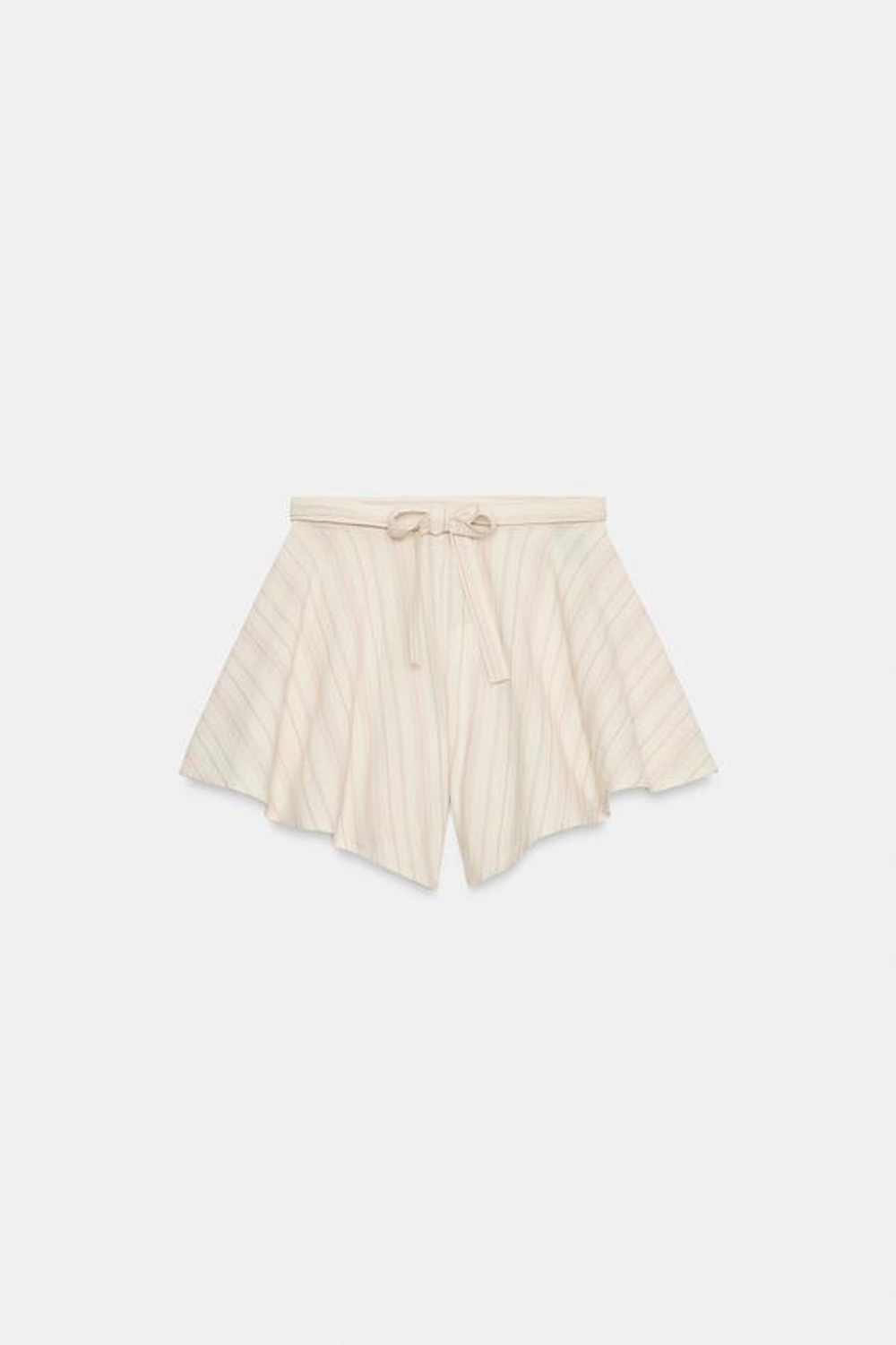 ZARA ШОРТЫ В ПОЛОСКУ СО СКЛАДКАМИ — ZW COLLECTION, ПОЛОСКИ