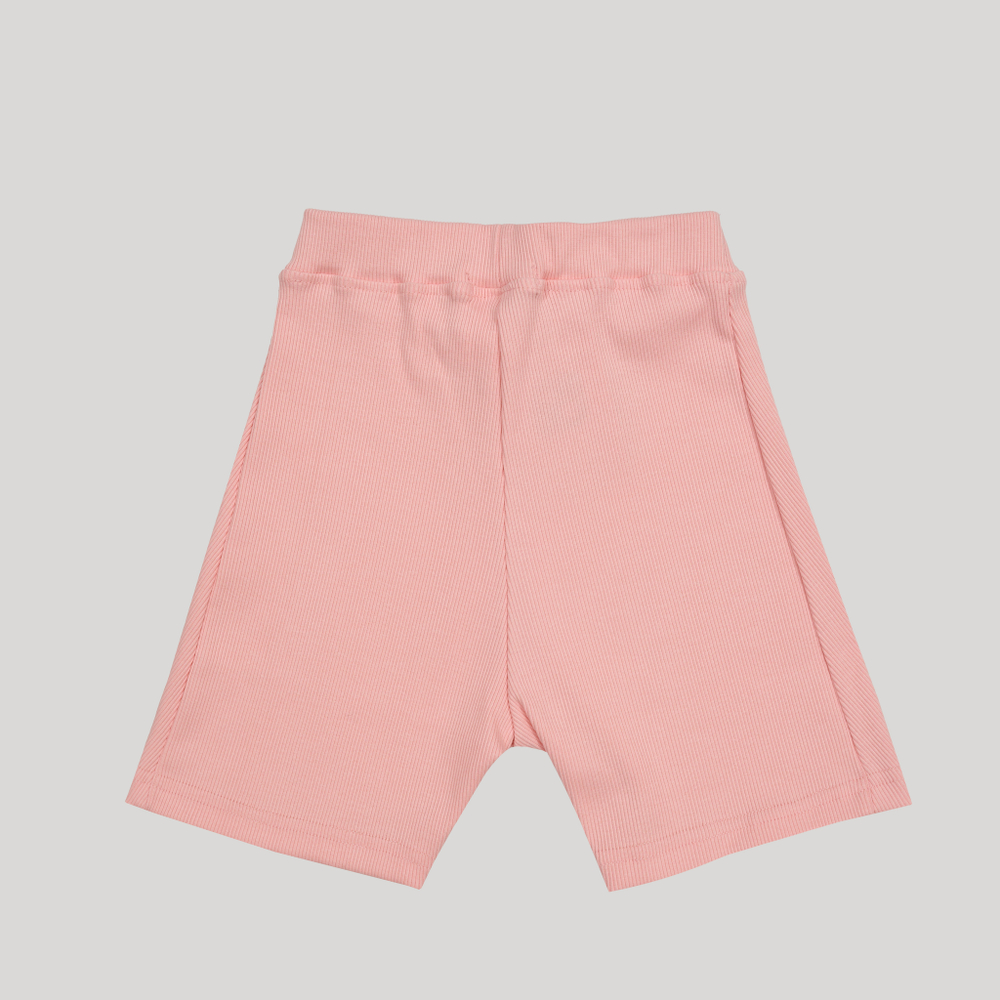 Ribbed Shorts Crystal Rose