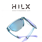 Спортивные очки HILX Unfold Shiny Crystal Green / Blue Polarized Lens
