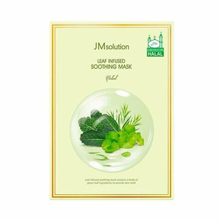 Тканевая маска с экстрактом зеленых листьев JMSOLUTION Leaf Infused Soothing Mask