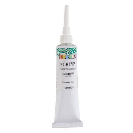 Декола акрил контур универсальный 18 мл Зеленый