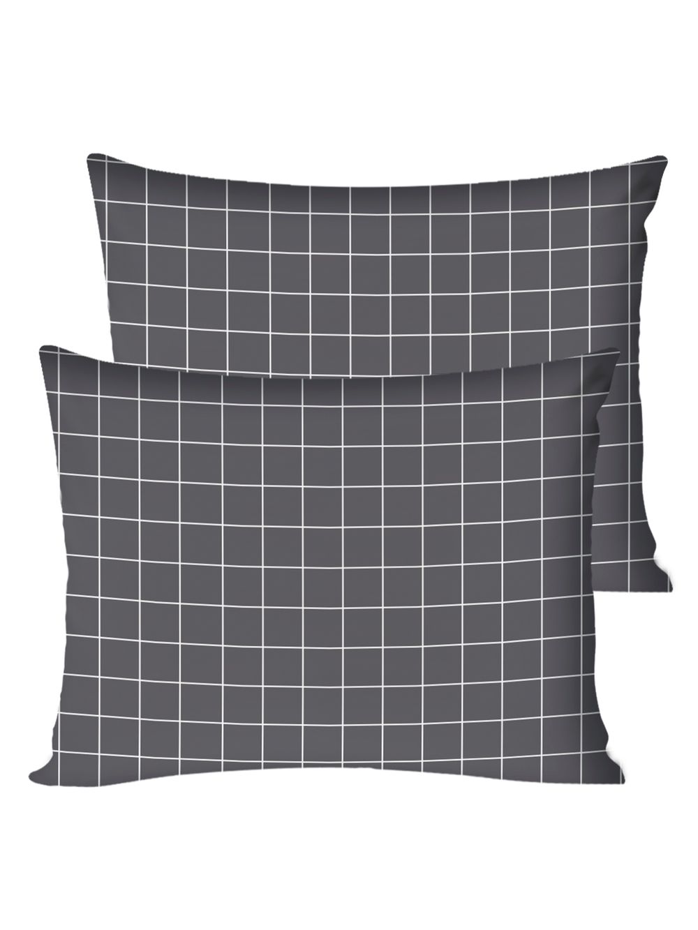 Комплект наволочек 2шт Сказка "Клетка серая" 40х60 см